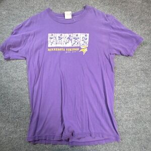 Minnesota Vikings Shirt Mens Large Purple NFL Football Sport Graphic Tee